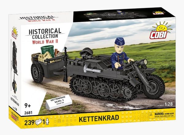 COB2681 - Kettenkrad militair voertuig - 239 onderdelen - 1