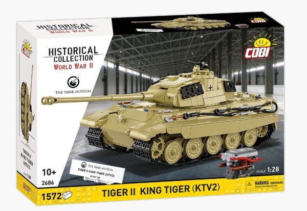 COB2686 - TIGER II King Tiger / KTV2 - 1572 onderdelen - 1