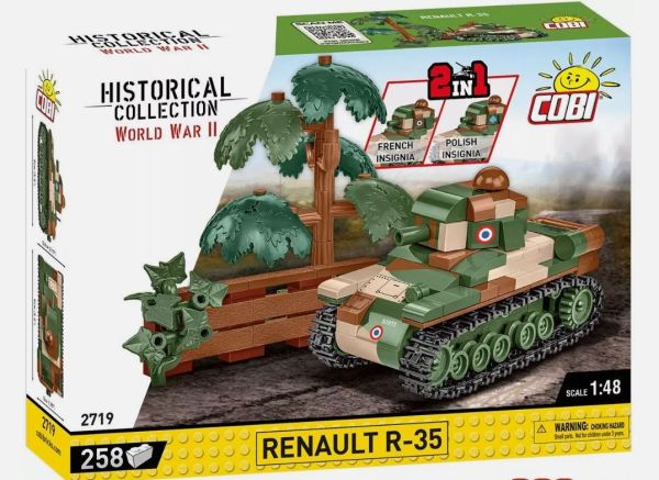 COB2719 - RENAULT R-35 tank - 258 onderdelen - 1