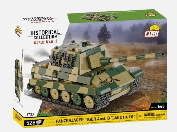 COB2733 - PANZERJÄGER Tiger Ausf.B tank - JAGDTIGER - 528 onderdelen - 1