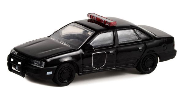 GREEN28110-F - FORD Taurus 1988 Black Bandit Police uit de serie BLACK BANDIT onder blister - 1