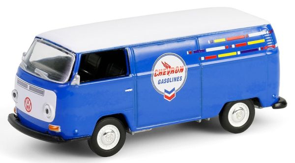 GREEN28160-B - VOLKSWAGEN Type 2 Gesloten bestelwagen CHEVRON 145e Verjaardag in blisterverpakking - 1