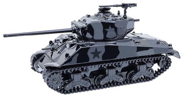 GREEN28170-D - 1976 SHERMAN M4 Long Barrel Tank zwart uit de BLACK BANDIT-serie in blisterverpakking - 1