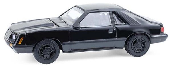 GREEN28170-F - 1979 FORD Mustang zwart uit de BLACK BANDIT-serie in blisterverpakking verpakking - 1