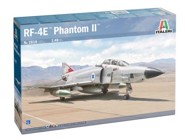 ITA2818 - McDONNELL Douglas RF-4E Phantom II gevechtsvliegtuig om te assembleren en te schilderen - 1