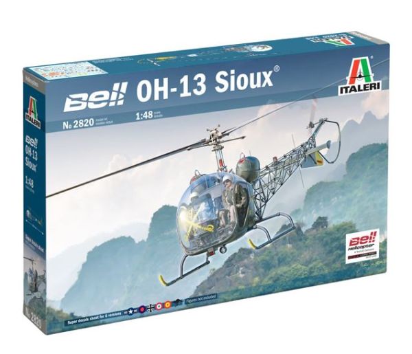 ITA2820 - BELL OH-13 Sioux helikopter om te assembleren en te spuiten - 1
