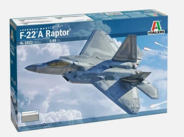 ITA2822 - LOCKHEED Martin F-22 Raptor straaljager om te monteren en te beschilderen - 1