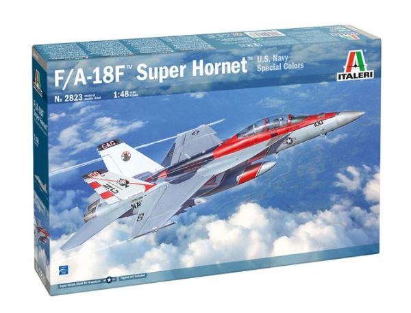 ITA2823 - F/A-18F Super Hornet gevechtsvliegtuig in speciale Amerikaanse marinekleurstelling om te assembleren en te spuiten - 1