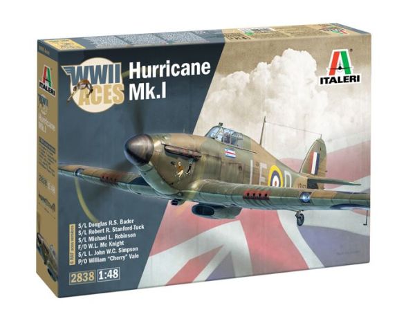 ITA2838 - HURRICANE Mk.I Aces gevechtsvliegtuig om te assembleren en te spuiten - 1
