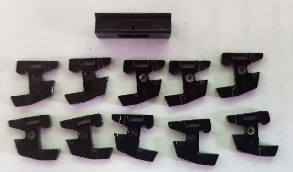 PMAA-012P - Gewichtendrager + 10 geschilderde FIAT gewichten - 1