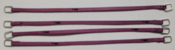 YCC331-4 - Set van 4 hijsbanden 1 Ton 10cm Paars - 1