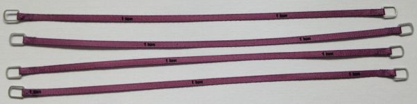YCC331-6 - Set van 4 hijsbanden 1 Ton 14cm Paars - 1