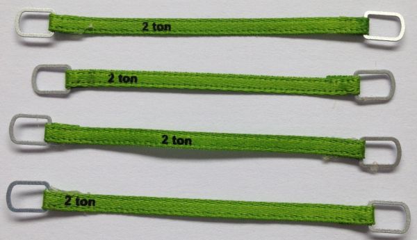 YCC332-1 - Set van 4 hijsbanden 2 Ton van 4cm 