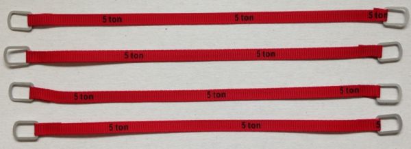YCC335-3 - Set van 4 hijsbanden 5 Ton van 16cm 