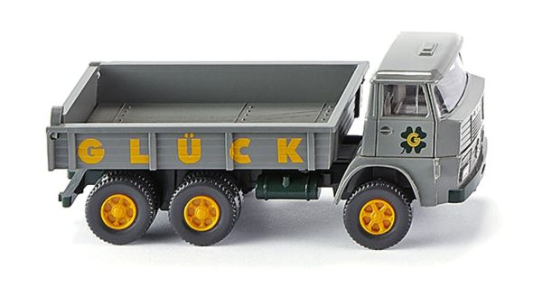 WIK042403 - HENSCHEL 6x4 met kantelbak Grijs GLUCK - 1