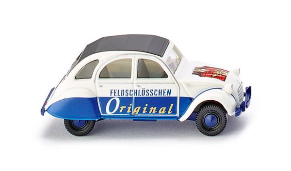 WIK080912 - CITROEN 2CV Wit en blauw FELDSCHLOSSCHEN - 1