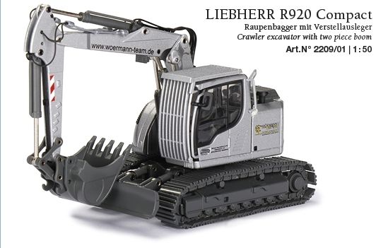 CON2209/01 - LIEBHERR R920 Compact grijs - 1