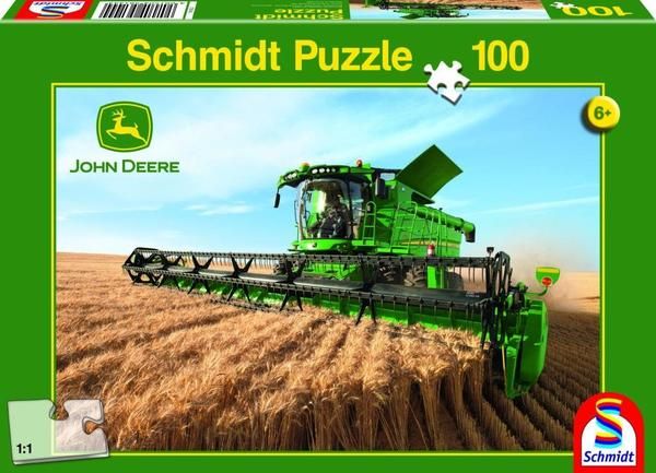 PUZ56144 - Puzzel Harvester JOHN DEERE S690 100 stukjes - 1
