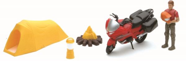 NEW37155B - Doos met karakter; motor en accessoires Schaal: 1/18 - 1