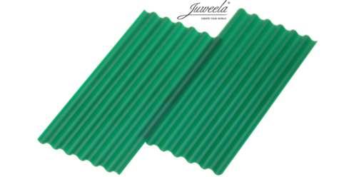 JUW23256 - 15 groene vellen afmetingen 7;81 x 3;44 x 0;07 cm - 1