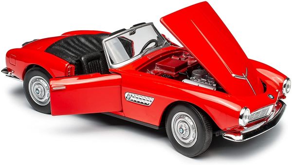 WEL24097CRO - BMW 507 Cabrio rood - 1