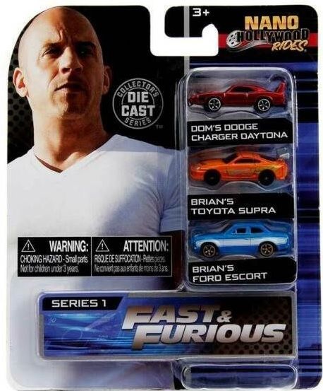 JAD253201001 - Nano Hollywood-ritten - 3 auto's FAST AND FURIOUS Set 2 - 1