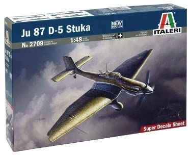 ITA2709 - JU 87 D-5 Stuka bommenwerpervliegtuig om te monteren en te schilderen - 1