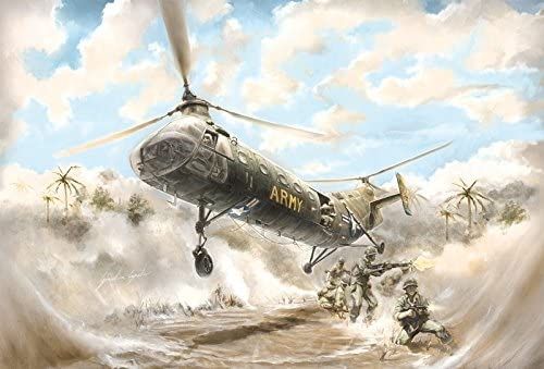 ITA2733 - H-21 Shawnee Flying Banana helikopter om in elkaar te zetten en te schilderen - 1