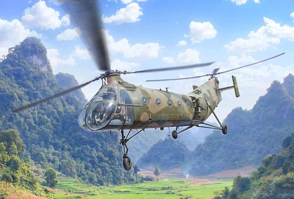 ITA2776 - H-34A Piratenhelikopter om in elkaar te zetten en te schilderen - 1