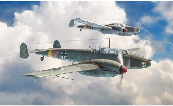 ITA2794 - BF 110 C/D vliegtuig om in elkaar te zetten en te schilderen - 1