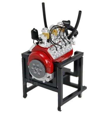 PHT28010M - Rode FORD V8 platte motor - 1