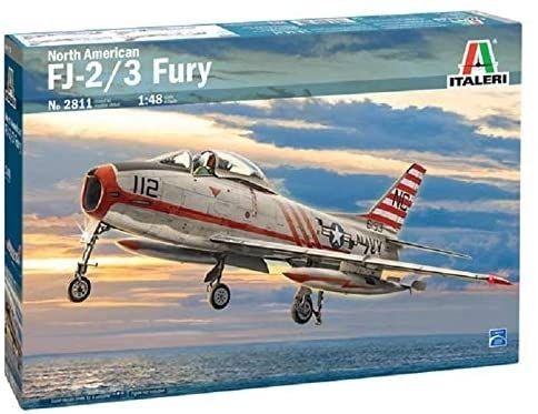 ITA2811 - Noord-Amerikaans FJ-2/3 Fury-vliegtuig om in elkaar te zetten en te schilderen - 1