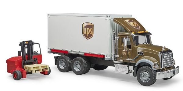 BRU2828 - MACK GRANITE UPS vrachtwagen met palletwagen - 1