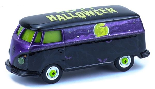 GREEN30556 - VOLKSWAGEN Type 2 bestelwagen - HALLOWEEN 2025 met fosforescerend element in blisterverpakking - 1