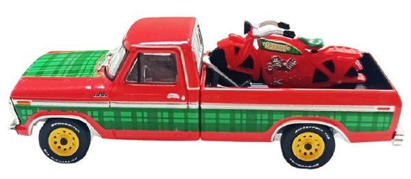 GREEN30564-E - Rode Ford F-250 uit 1978 uit de kerstcollectie van 2025, nog in de originele verpakking. - 1