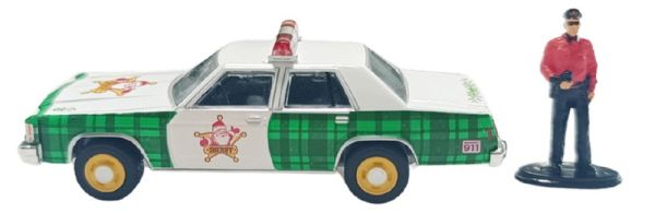 GREEN30564-F - Ford Ltd Crown Victoria uit 1981 met politieauto uit de kerstcollectie van 2025, nog in de originele verpakking. - 1