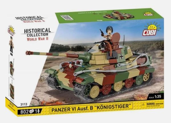 COB3113 - PANZER VI Ausf.B tank - KÖNIGSTIGER - 802 onderdelen - 1