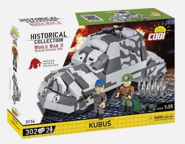 COB3114 - KUBUS Militair voertuig - 302 onderdelen - 1