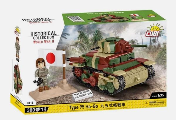 COB3115 - Japanse Type 95 HA-GO-tank - 380 onderdelen - 1