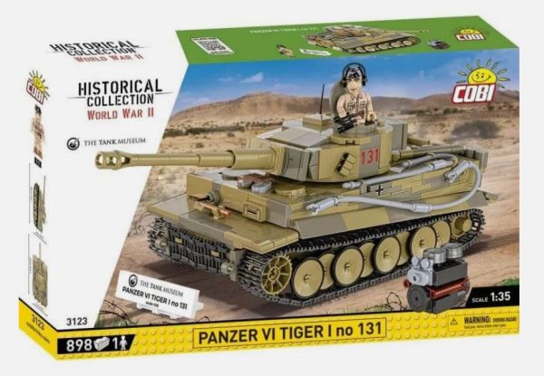 COB3123 - PANZER VI Tiger I tank nr. 131 - 898 onderdelen - 1