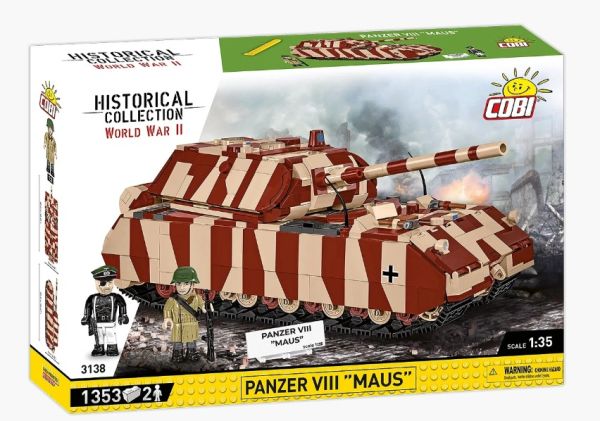 COB3138 - PANZER VIII Maus-tank - 1353 onderdelen - 1
