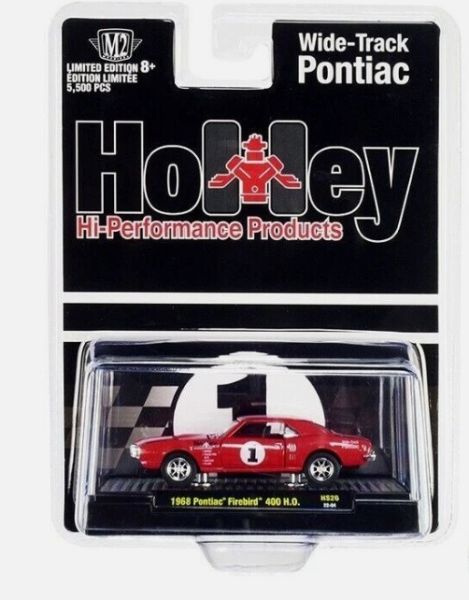 M2M-31500-HS26 - PONTIAC Firebird 400 HO 1968 rode HOLLEY in blisterverpakking - 1