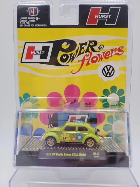 M2M-31500-HS32 - VOLKSWAGEN Beelte Deluxe USA Model 1953 HURST POWER FLOWERS in blister - 1