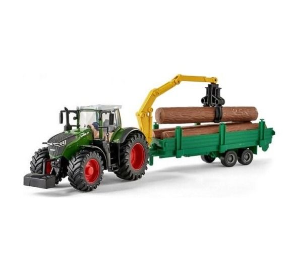 BUR31651-A - FENDT 1050 Vario wrijvingsaangedreven balenpers met platform en strobalen - 1