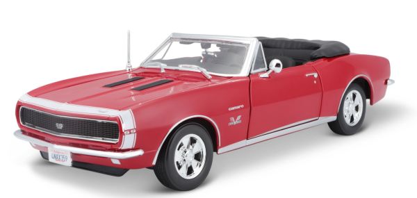 MST31684 - CHEVROLET Camaro SS 396 cabriolet 1967 rouge - 1