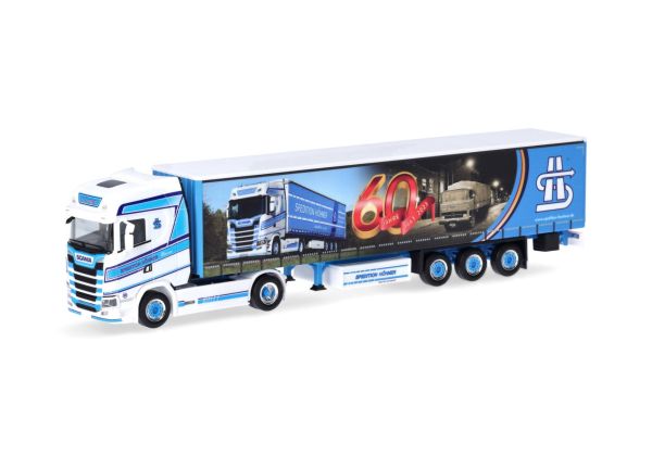 HER317306 - SCANIA CS20 HD 4x2 met 3-assige HOHNER-aanhangwagen - 1