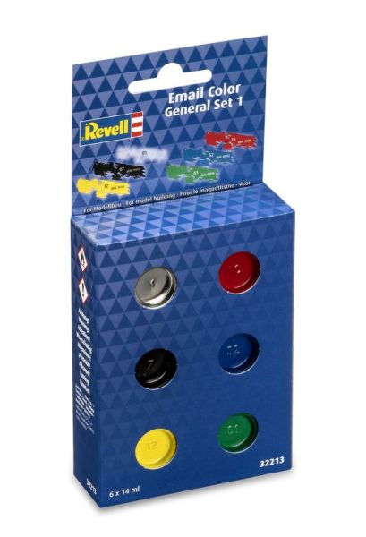 REV32213 - Email Color - Set nr. 1 Algemeen - Glanzend 6x14ml - 1