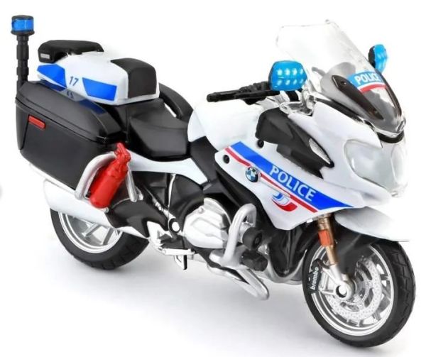 MST32306-A - BMW R 1200 RT Police, wit en blauw - 1