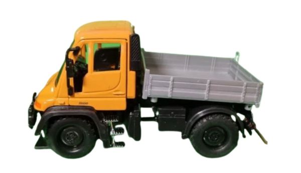 WEL32380JAUNE - MERCEDES-BENZ Unimog U400 Geel en grijs - 1