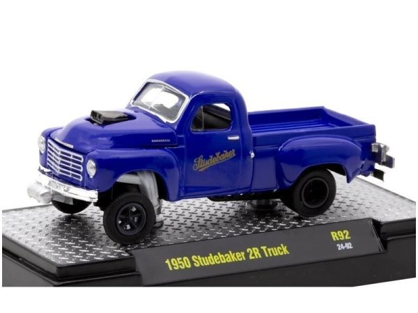 M2M-32500-R92-1950 - STUDEBAKER 2R Vrachtwagen 1950 blauw - 1